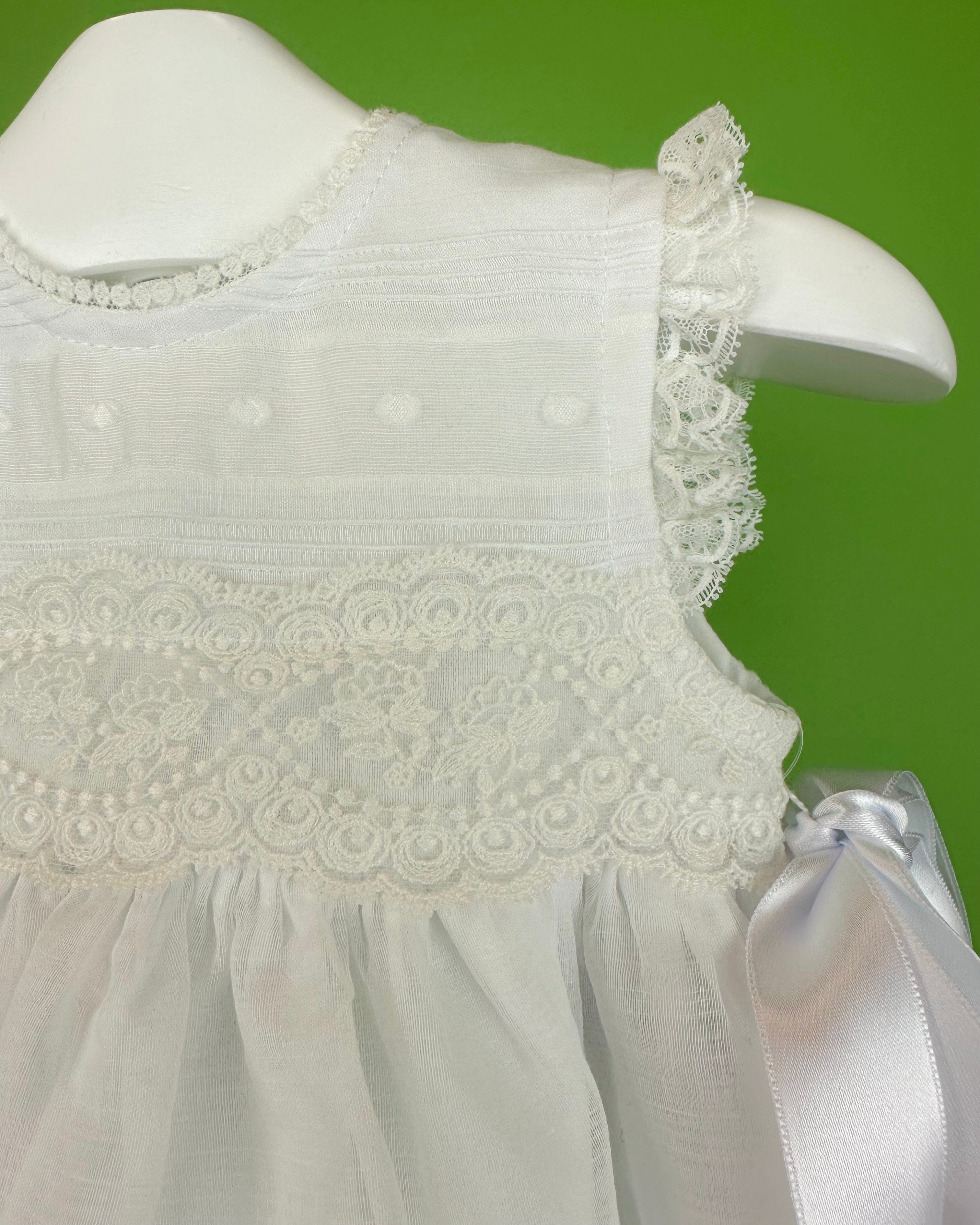 YoYo Boutique Baptism Raquel Dress with Bonnet