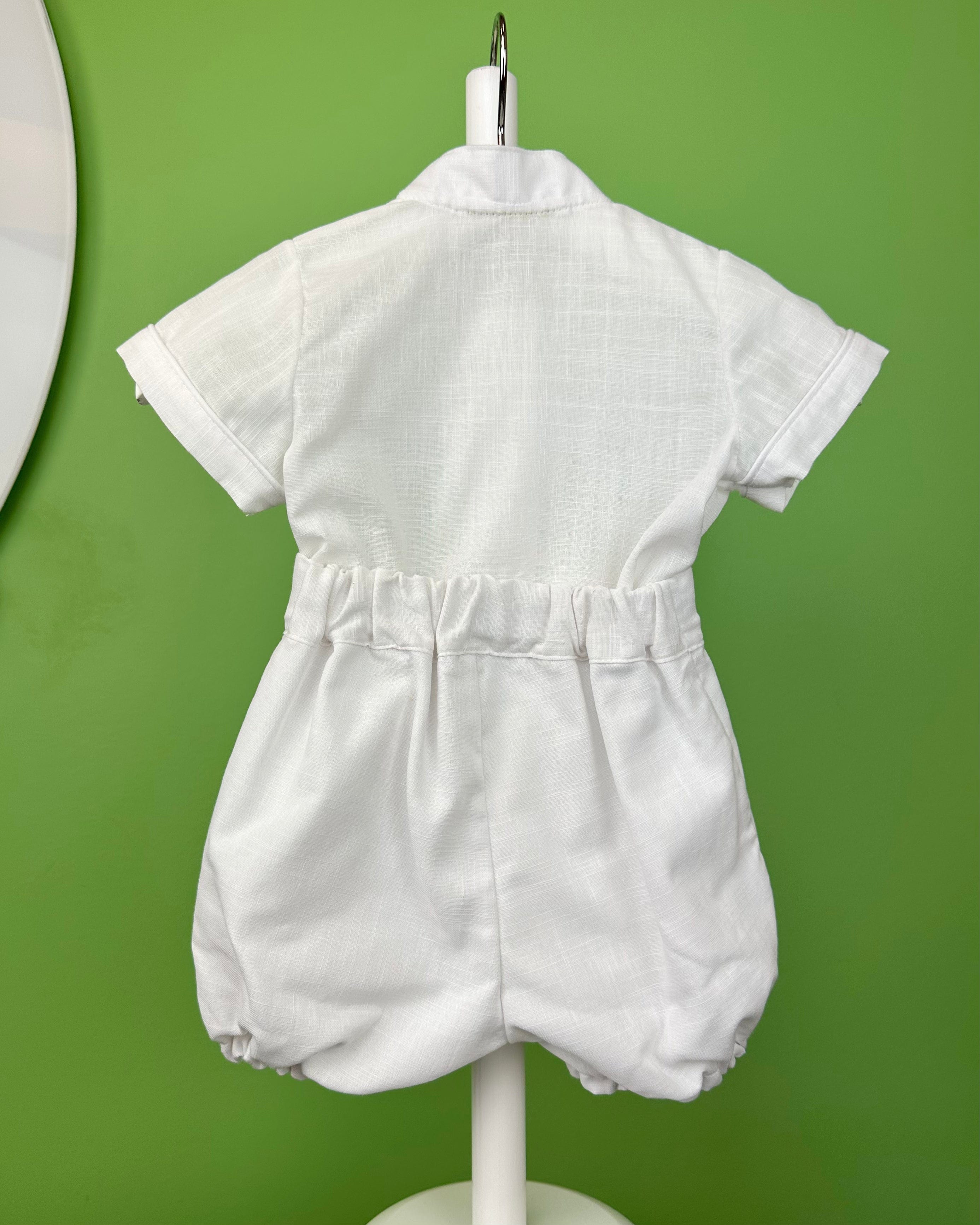 YoYo Boutique Baptism Rodolfo Bubble Outfit