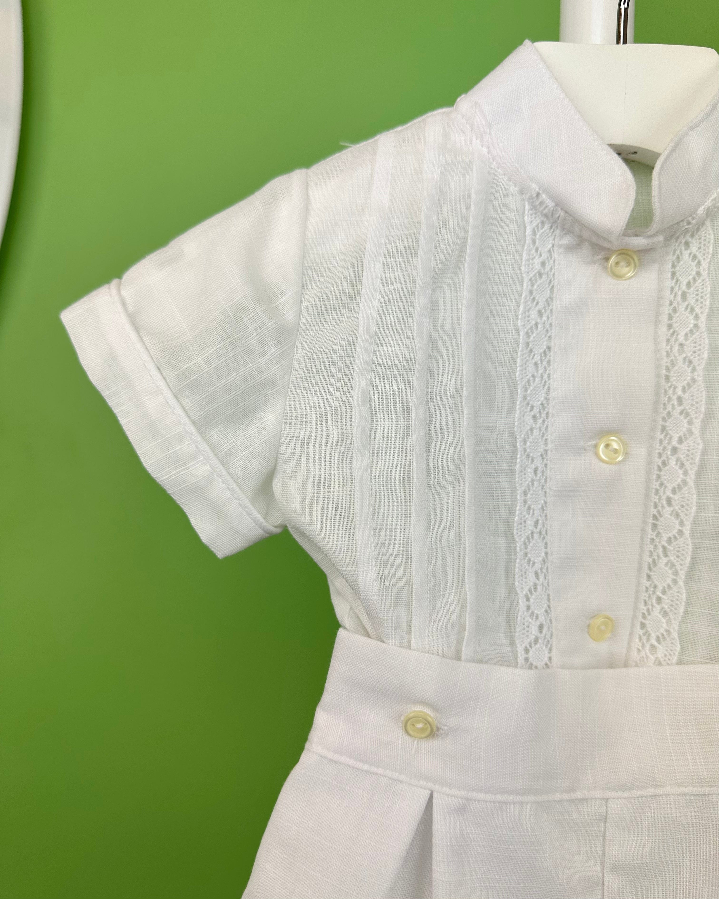 YoYo Boutique Baptism Rodolfo Bubble Outfit