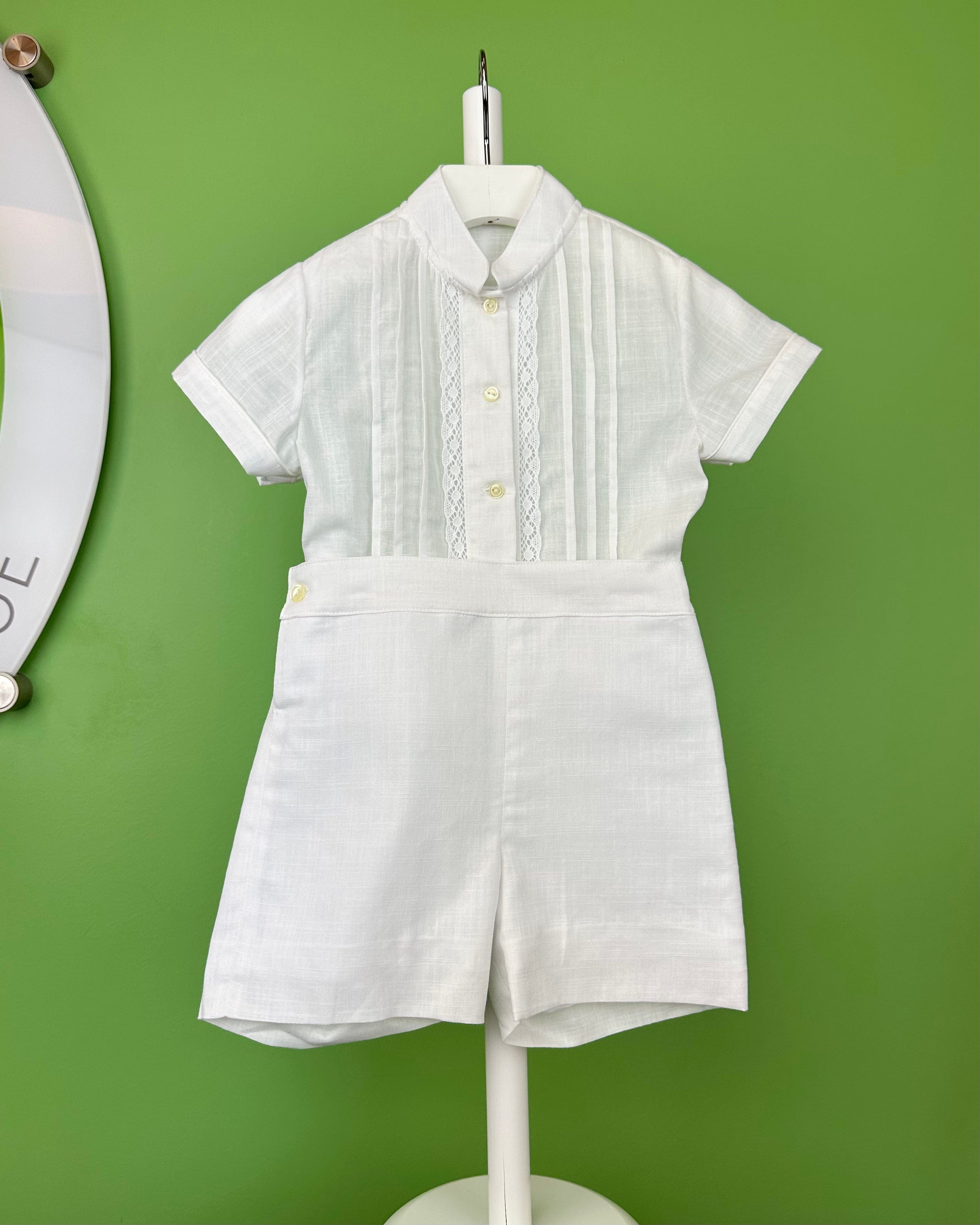 YoYo Boutique Baptism Rodolfo Shorts Outfit