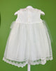 YoYo Boutique Baptism Samantha White Dress with Bonnet