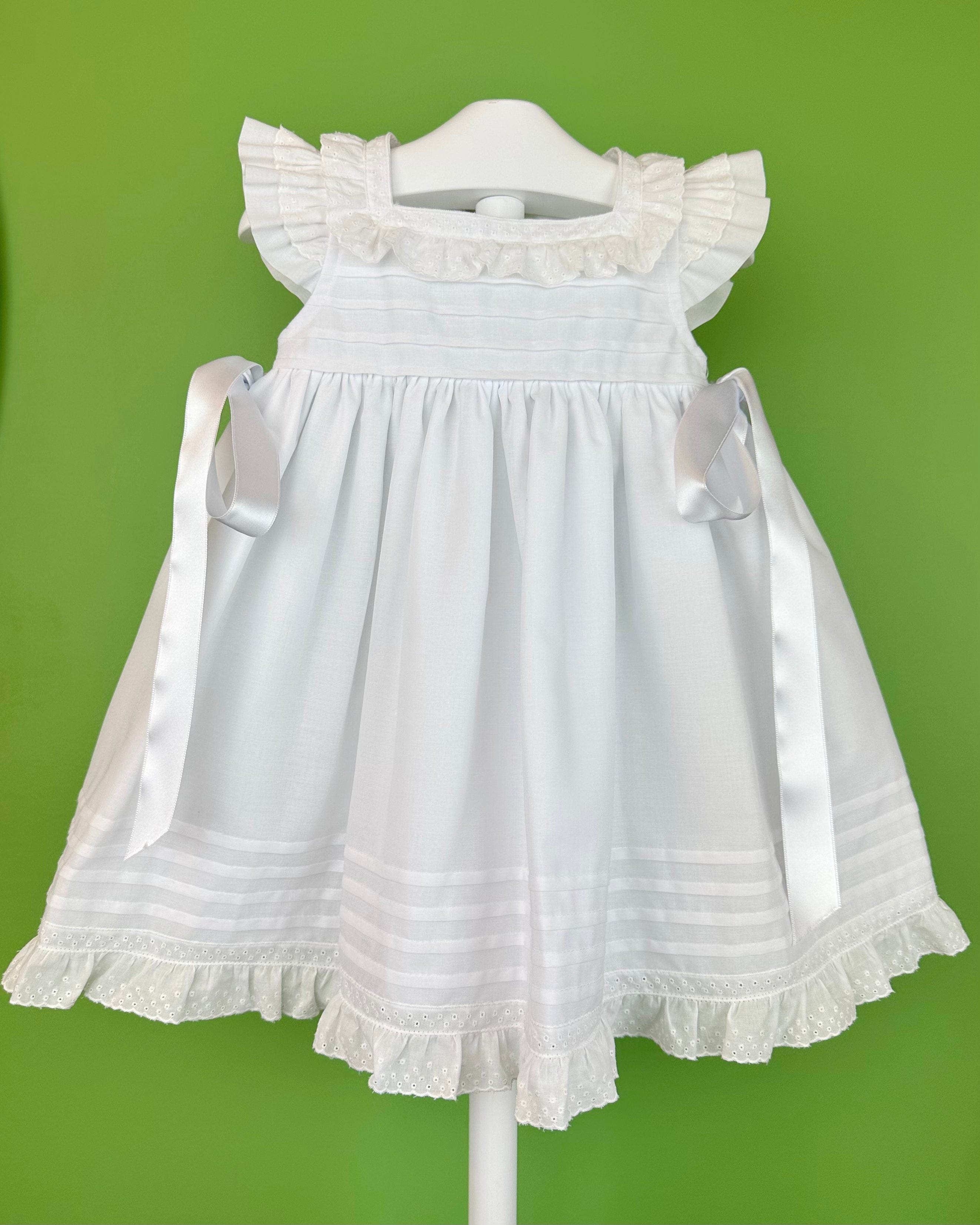 YoYo Boutique Baptism Susy Dress with Bonnet