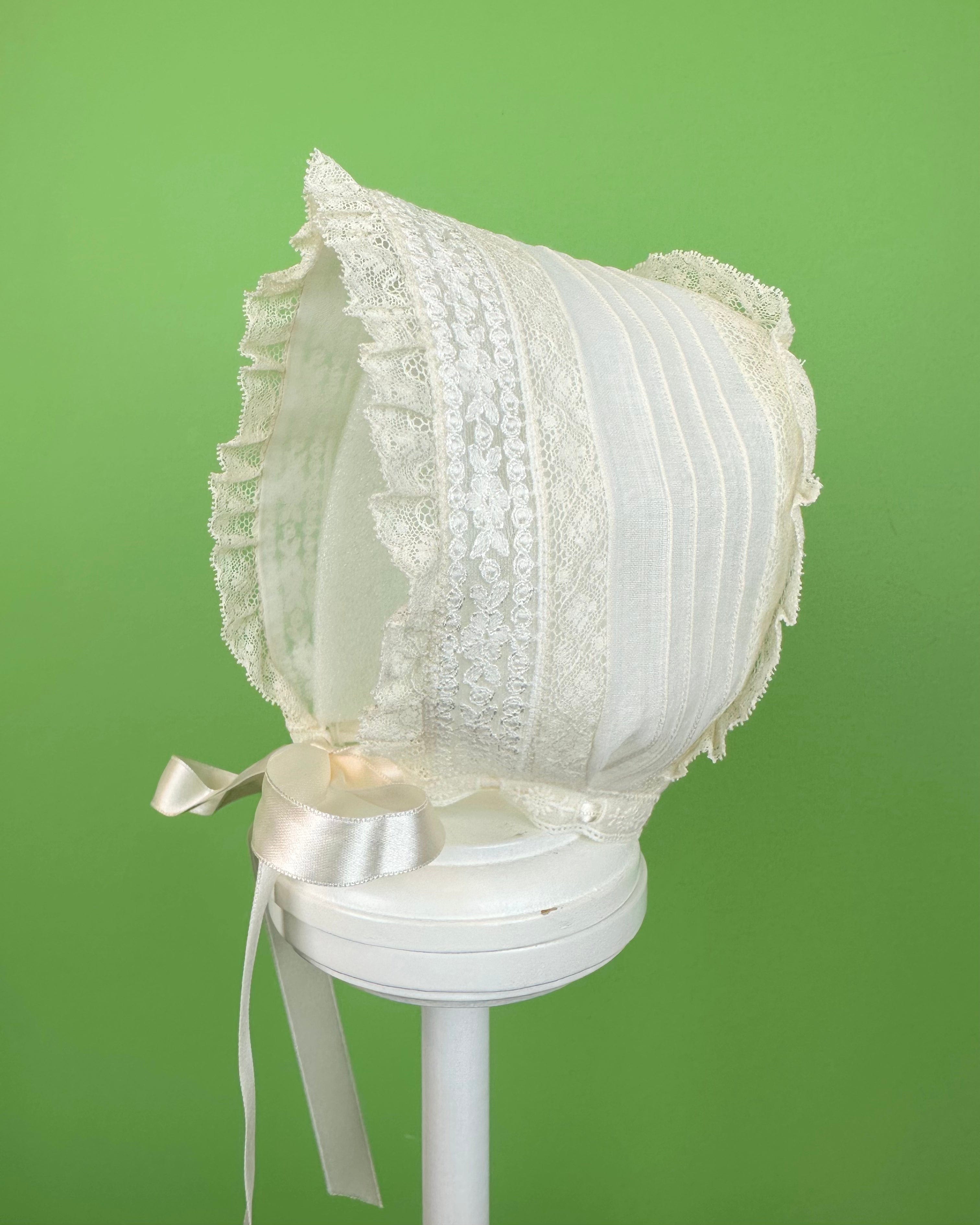 YoYo Boutique Baptism Valeria Dress with Bonnet