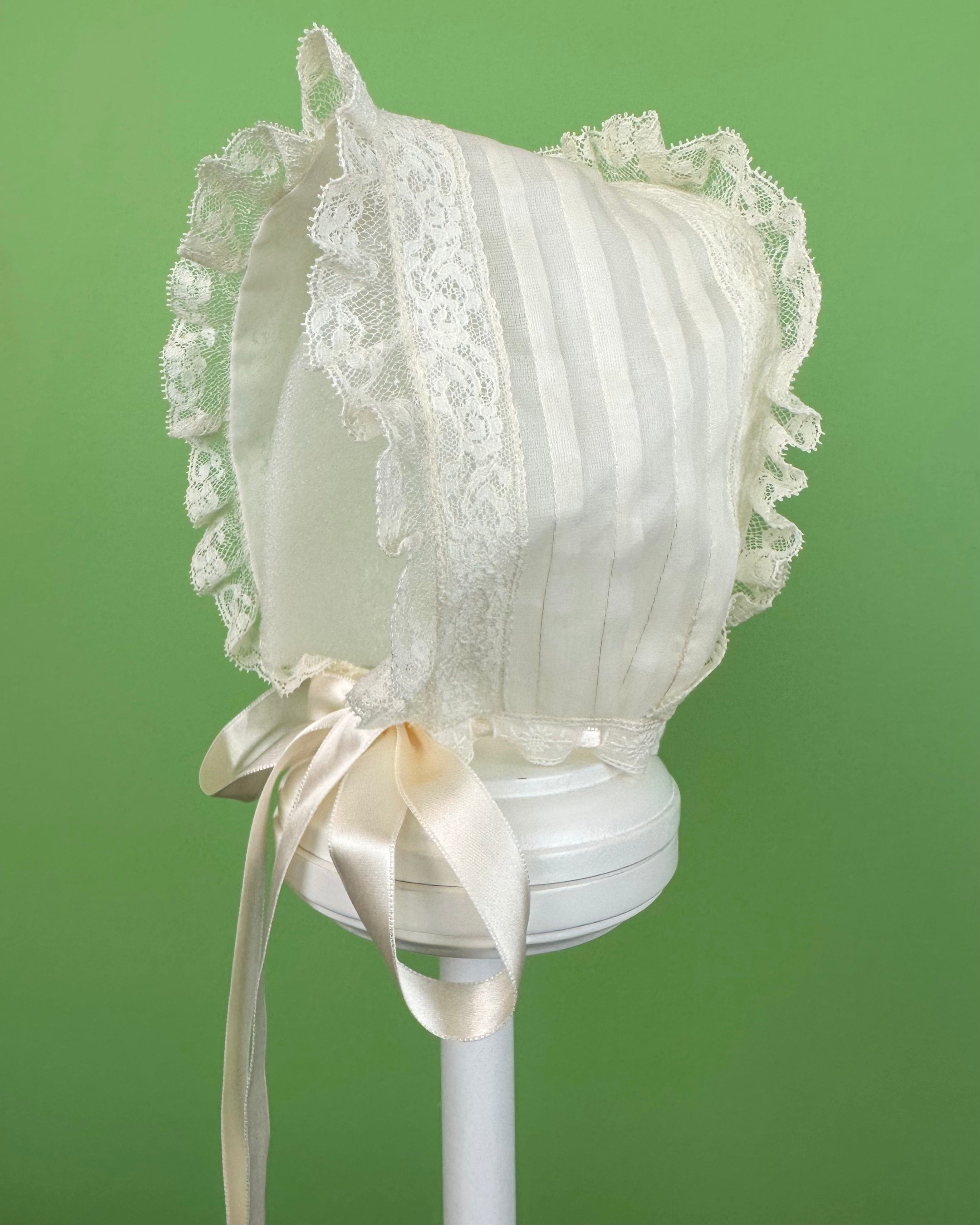 YoYo Boutique Baptism Veronica Dress with Bonnet