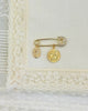 YoYo Boutique Brooches & Lapel Pins Gold-Filled Virgen Milagrosa, Angel y Alfiler Brillante