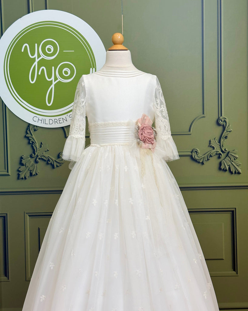 YoYo Boutique First Communion 10 / Off-White Buganvilla First Communion Dress