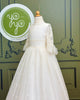 YoYo Boutique First Communion 10 / Off-White Buganvilla First Communion Dress