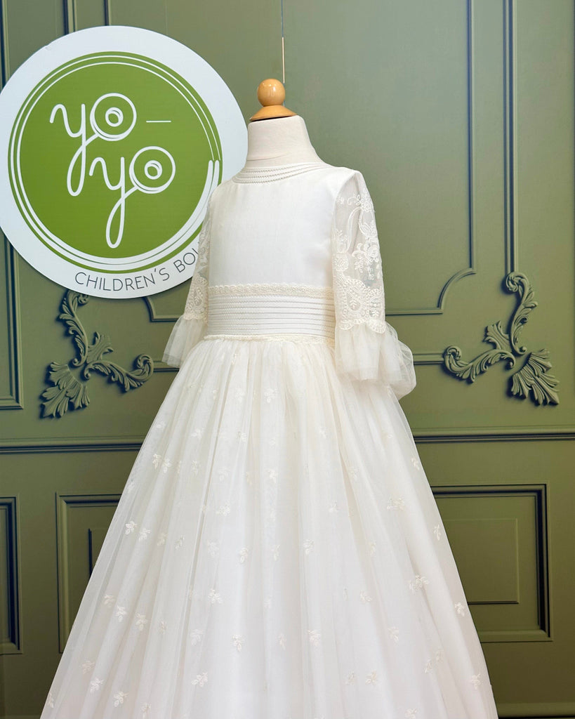 YoYo Boutique First Communion 10 / Off-White Buganvilla First Communion Dress