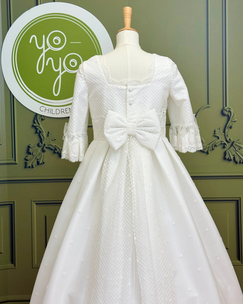 YoYo Boutique First Communion 12 / White Colette Deluxe Dress