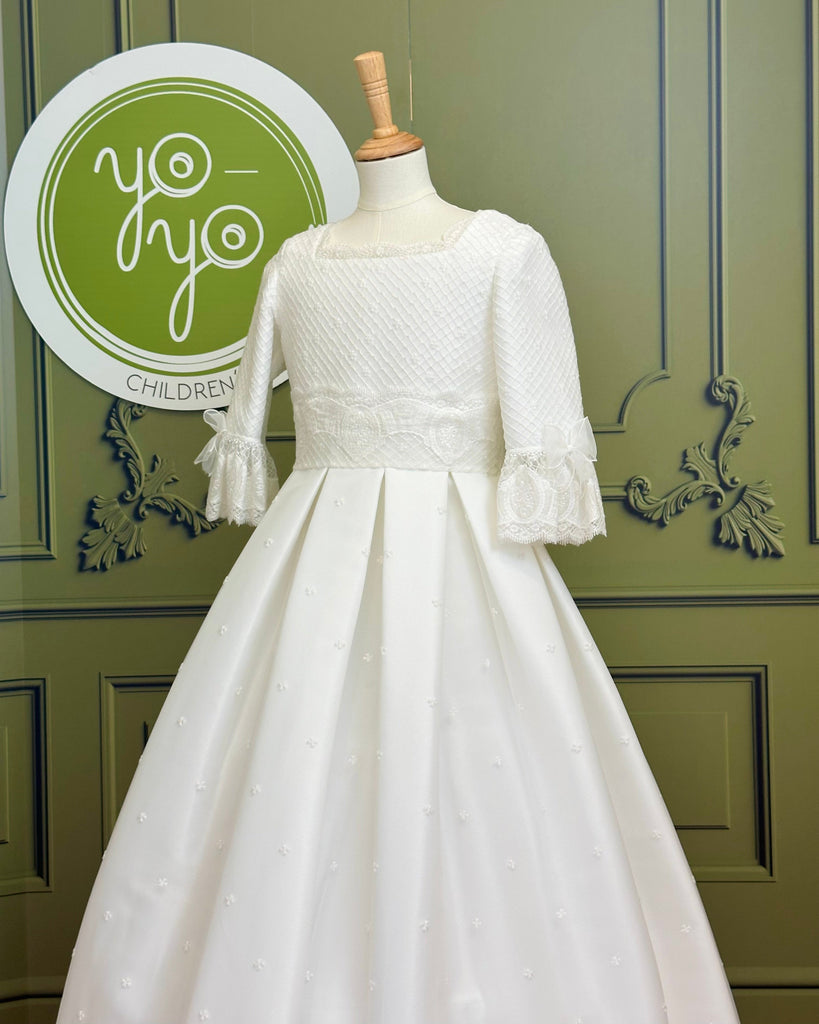 YoYo Boutique First Communion 12 / White Colette Deluxe Dress