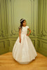 YoYo Boutique First Communion 5 / Off-White Castaño Dress