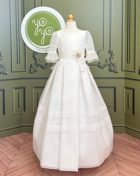 YoYo Boutique First Communion 8 / Off-White Clementina First Communion Dress