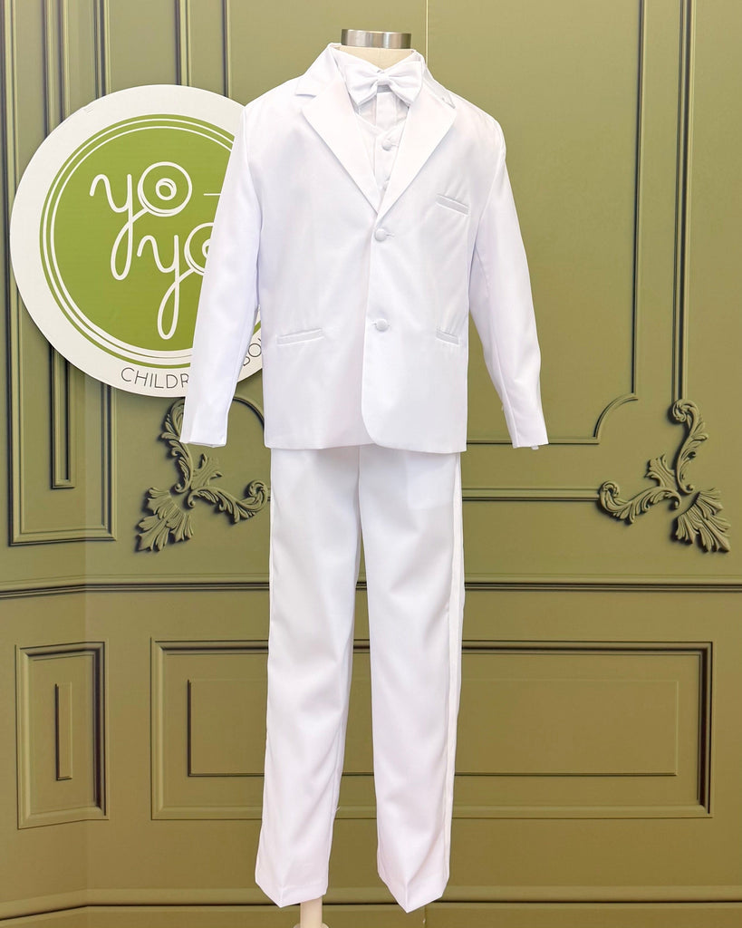 YoYo Boutique First Communion 8 / White White First Communion Tuxedo