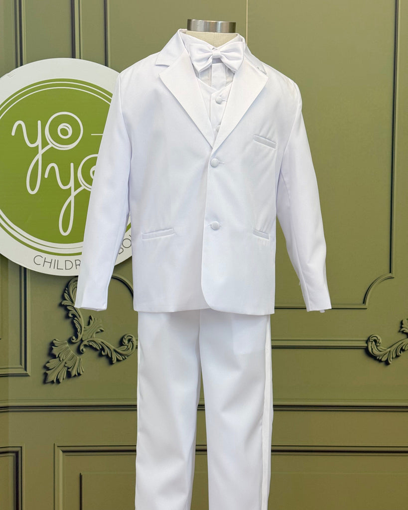 YoYo Boutique First Communion 8 / White White First Communion Tuxedo