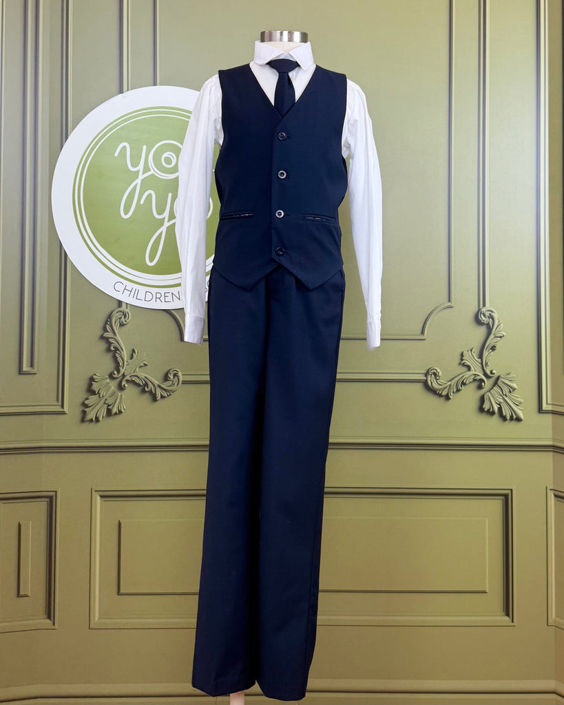 YoYo Boutique First Communion Navy Blue First Communion Suit