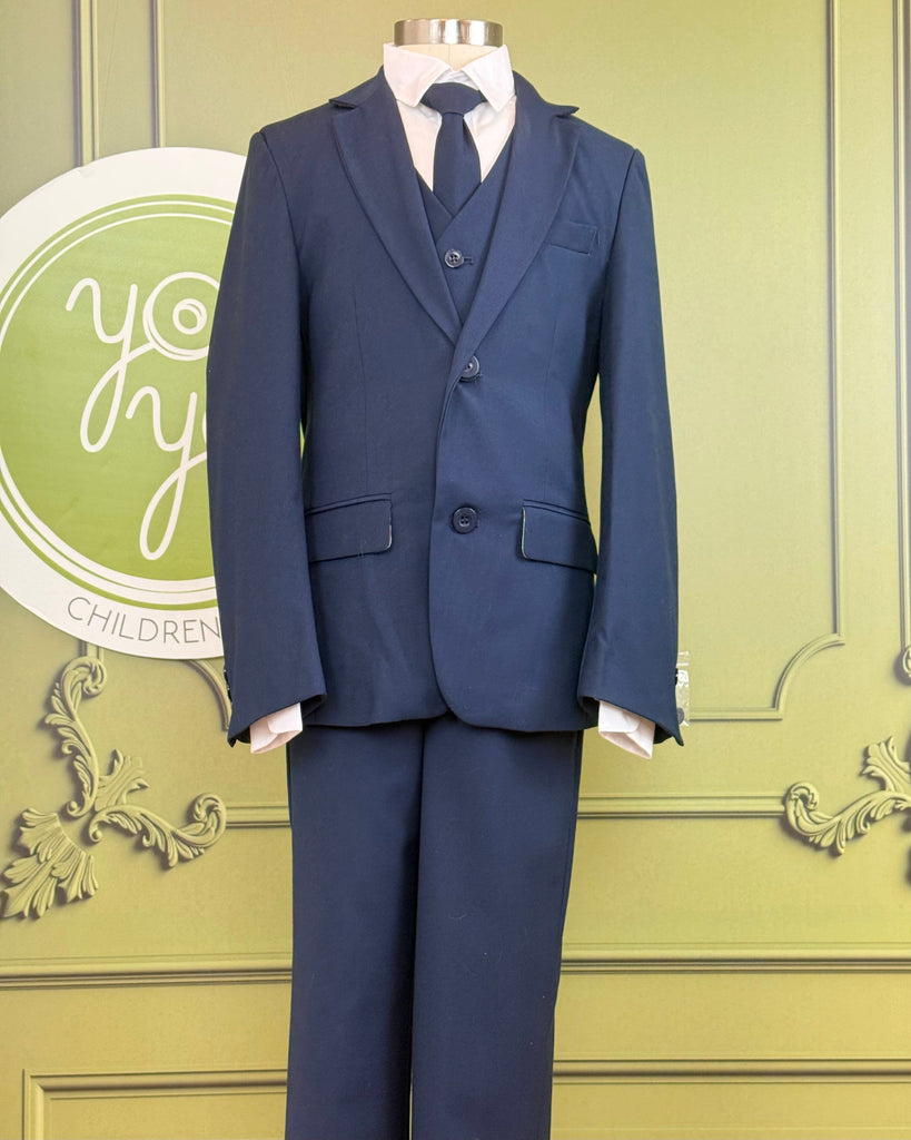 YoYo Boutique First Communion Navy Blue First Communion Suit