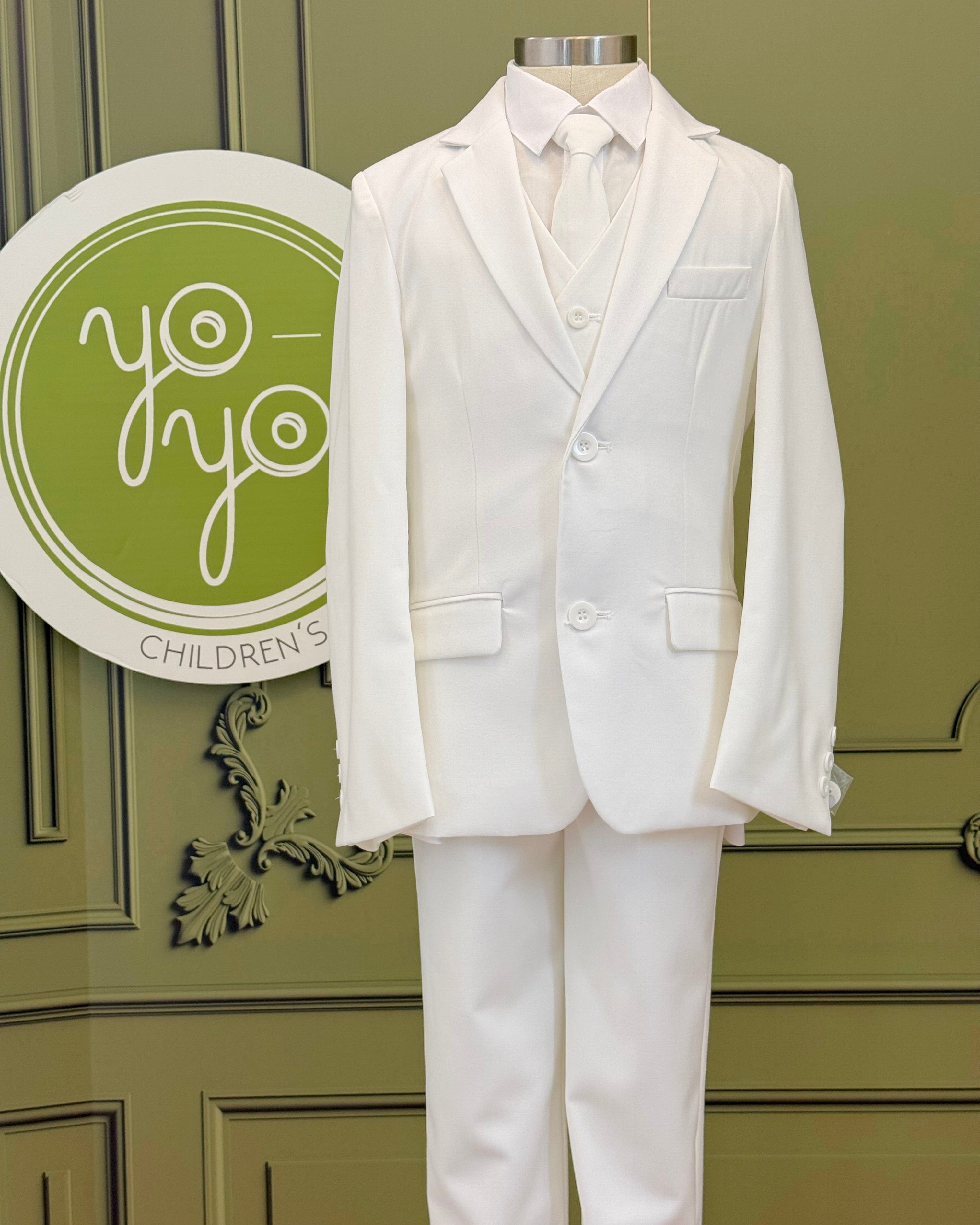 YoYo Boutique First Communion Off-White First Communion Suit