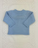 YoYo Boutique Newborn 0M / Blue Blue & White Knitted Newborn Outfit