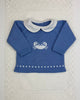 YoYo Boutique Newborn 0M / Denim Blue Denim Blue Knitted Newborn Outfit