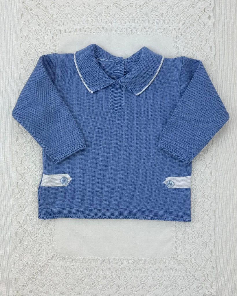 YoYo Boutique Newborn 0M / Denim Blue Denim Blue Newborn Outfit