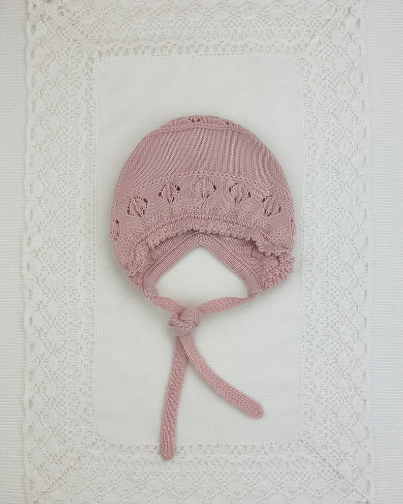 YoYo Boutique Newborn 0M / Dusty Rose Dusty Rose Knitted Newborn Outfit