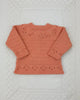 YoYo Boutique Newborn 0M / Tangerine Tangerine Knitted Newborn Outfit