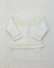 YoYo Boutique Newborn 0M / White White & Yellow Knitted Newborn Outfit