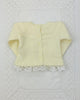 YoYo Boutique Newborn 0M / Yellow Light Yellow Knitted & Lace Newborn Outfit