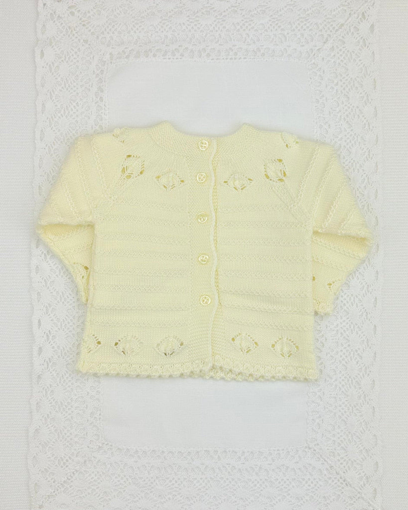 YoYo Boutique Newborn 0M / Yellow Light Yellow Knitted Newborn Outfit