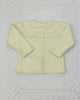 YoYo Boutique Newborn 0M / Yellow Light Yellow & White Knitted Newborn Outfit