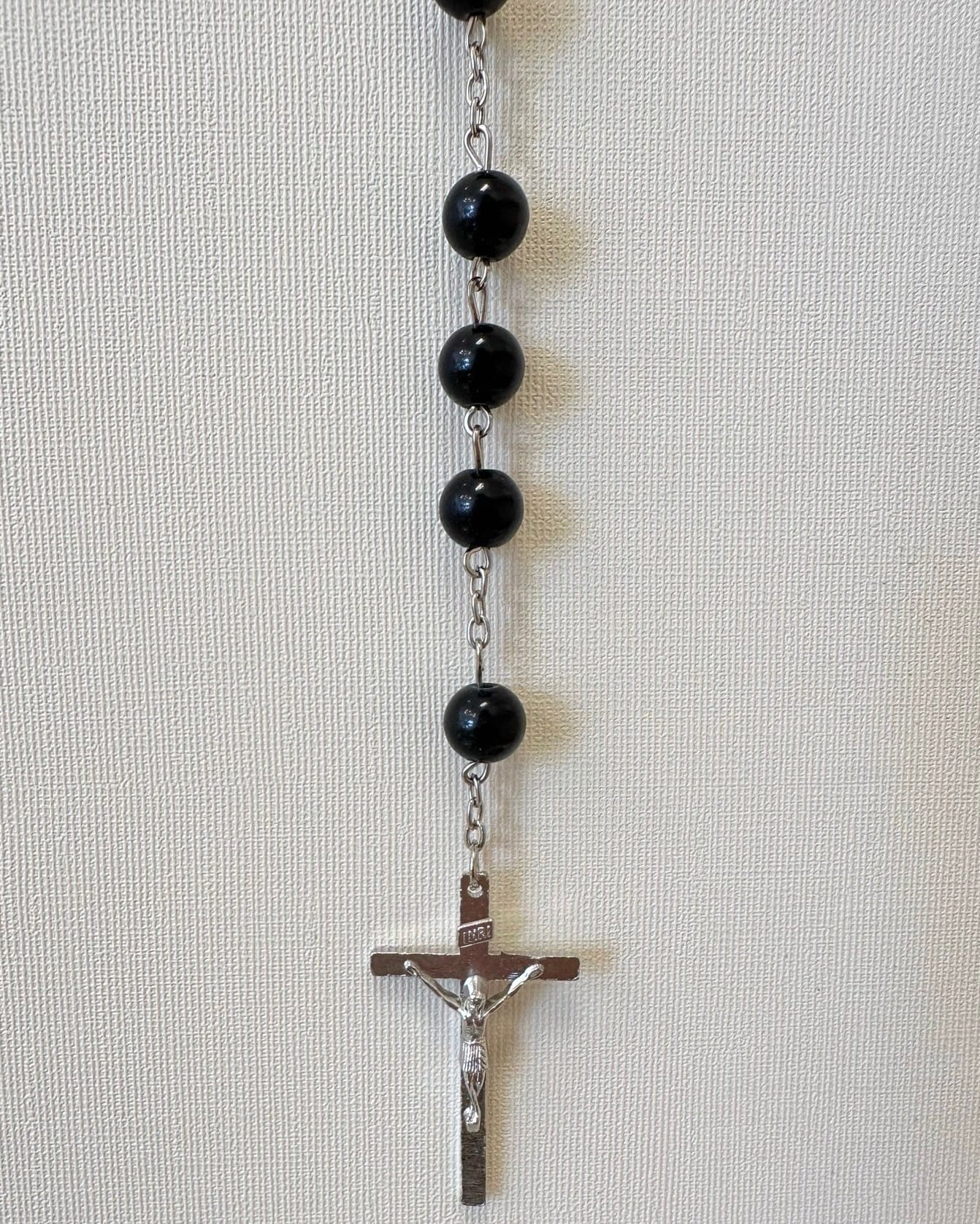 YoYo Boutique Rosary Black Black Beads Rosary