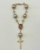 YoYo Boutique Rosary Guadalupe Virgin & Blush Pearls Mini Rosary