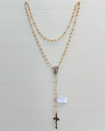 YoYo Boutique Rosary Mother of Pearl Beads Rosary (Vatican)