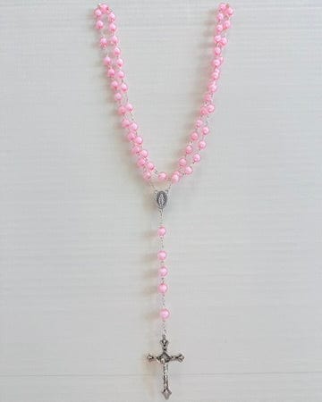 YoYo Boutique Rosary Pink Beads Rosary (Vatican)