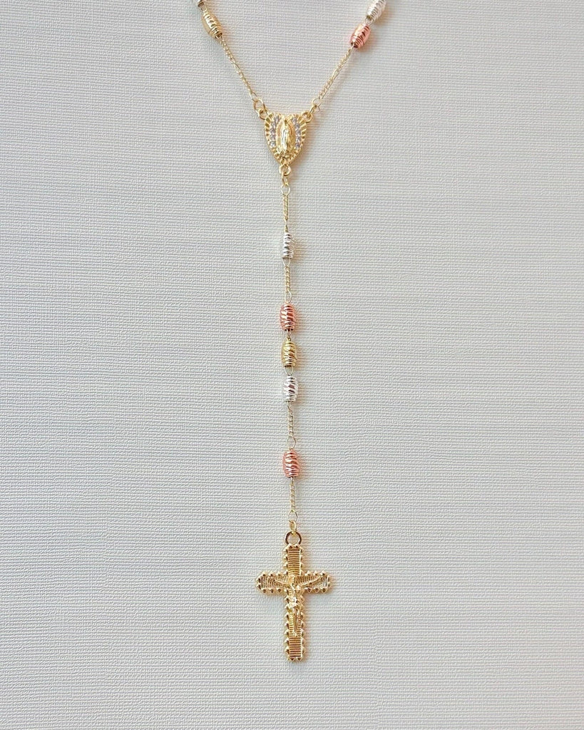 YoYo Boutique Rosary Tri-Color Rosary