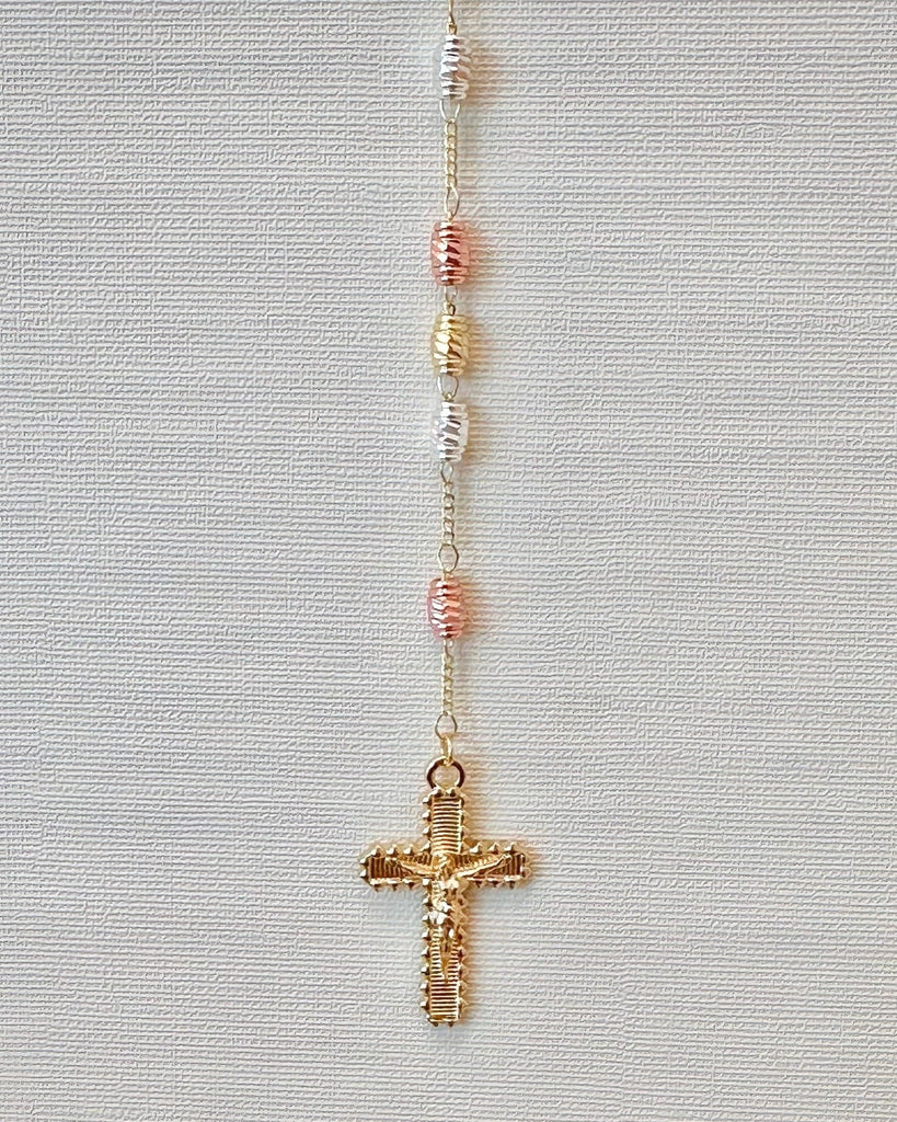 YoYo Boutique Rosary Tri-Color Rosary