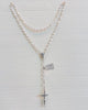 YoYo Boutique Rosary White Beads Rosary (Vatican)