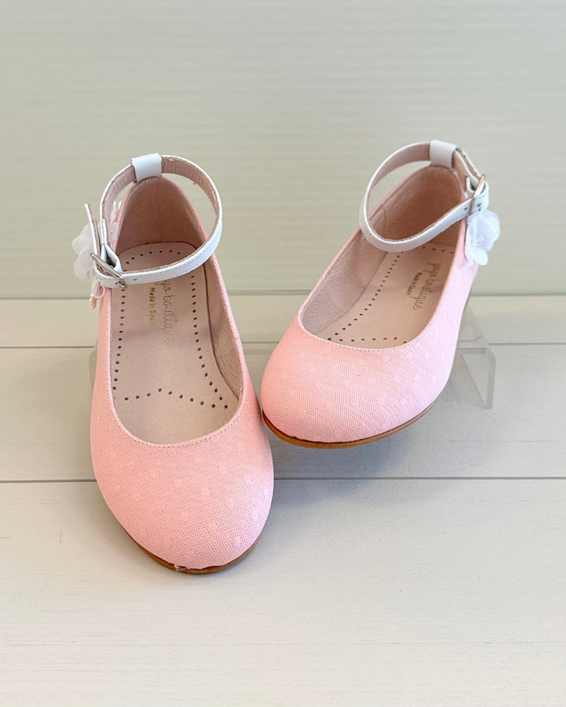 YoYo Boutique Shoes Coral Ballerina with Strap Shoes
