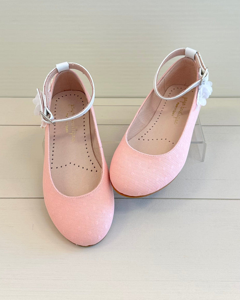 YoYo Boutique Shoes Coral Ballerina with Strap Shoes