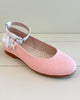 YoYo Boutique Shoes Coral Ballerina with Strap Shoes