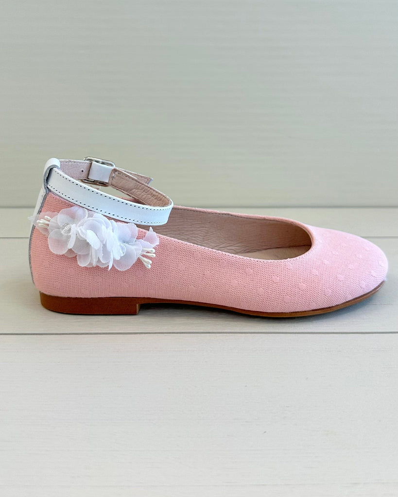 YoYo Boutique Shoes Coral Ballerina with Strap Shoes