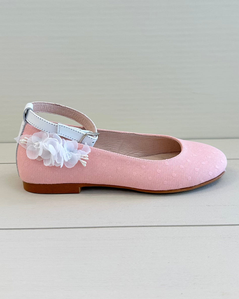 YoYo Boutique Shoes Coral Ballerina with Strap Shoes