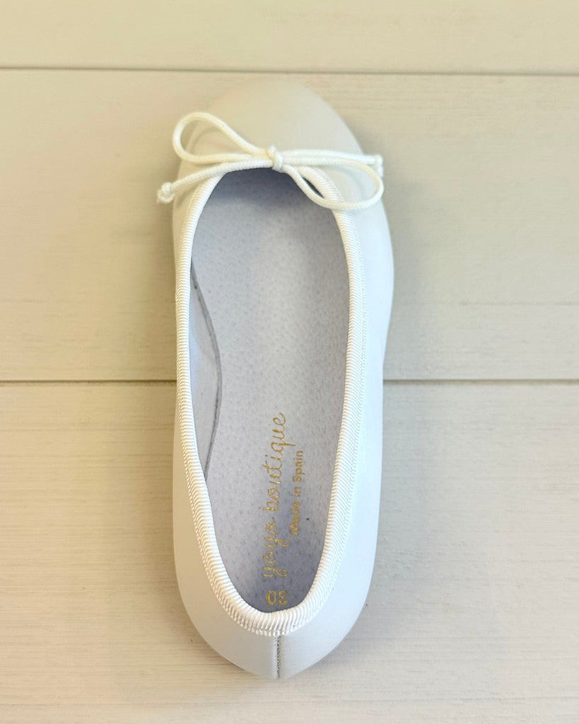 YoYo Boutique Shoes Pearl White Ballerina Shoes