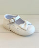 YoYo Boutique Shoes Pearl White Mary Jane with Bow Shoes