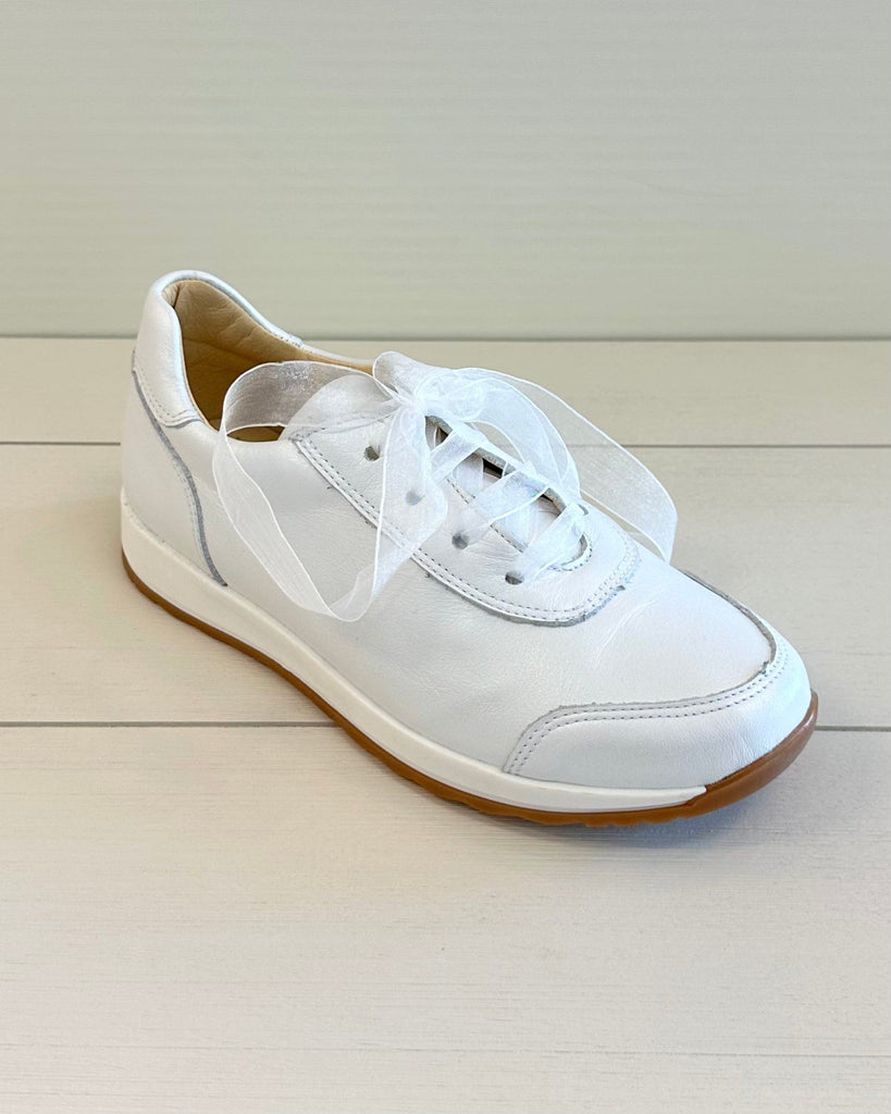 YoYo Boutique Shoes Pearl White Sneakers