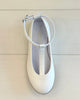 YoYo Boutique Shoes Pearl White T-Bar Ballerina Shoes