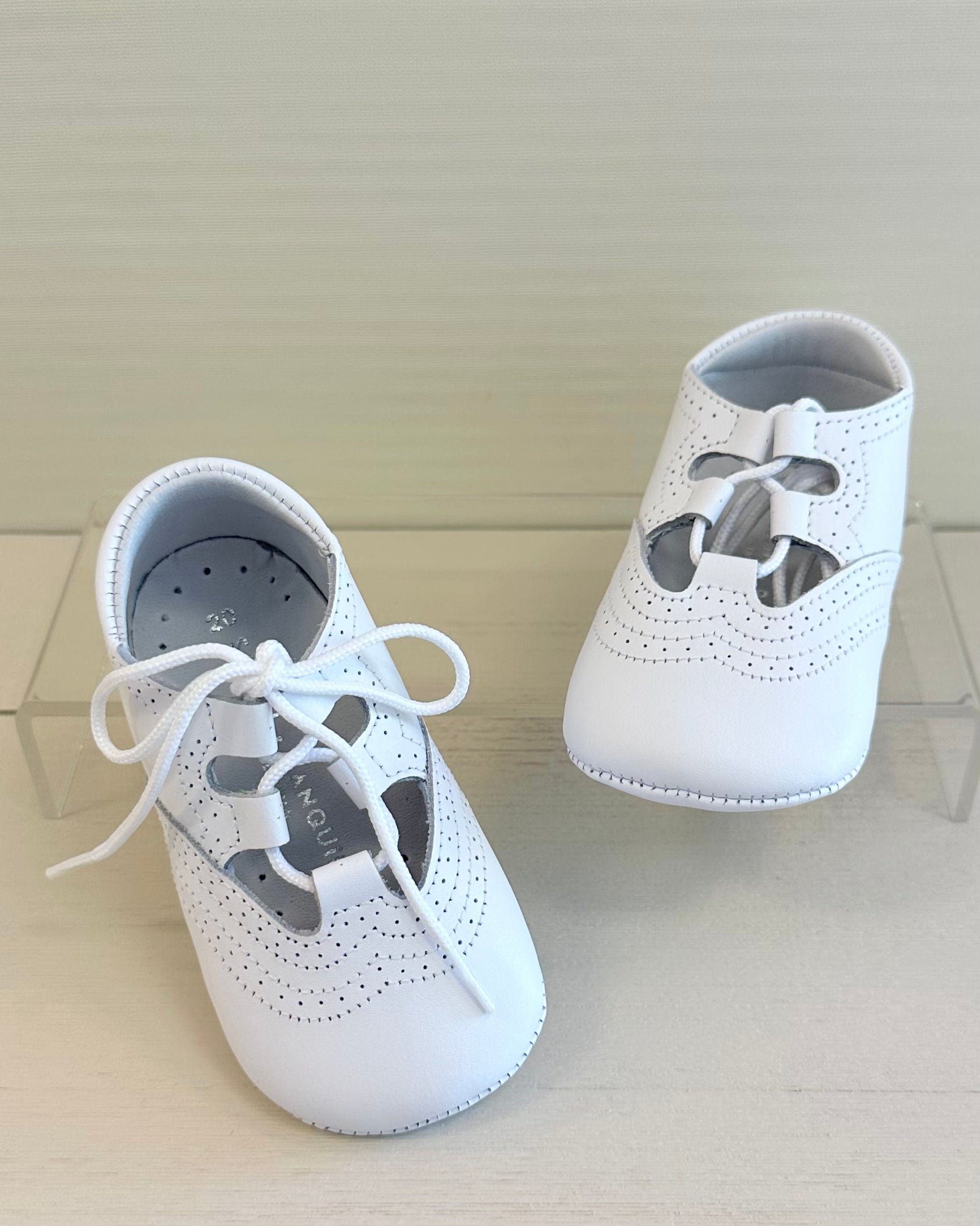 YoYo Boutique Shoes White Pre-Walker English Shoes