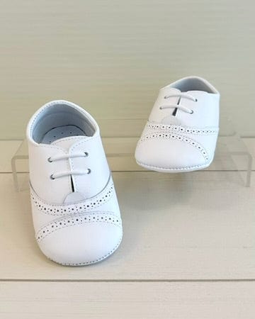 YoYo Boutique Shoes White Pre-Walker Oxford Shoes