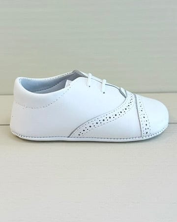 YoYo Boutique Shoes White Pre-Walker Oxford Shoes
