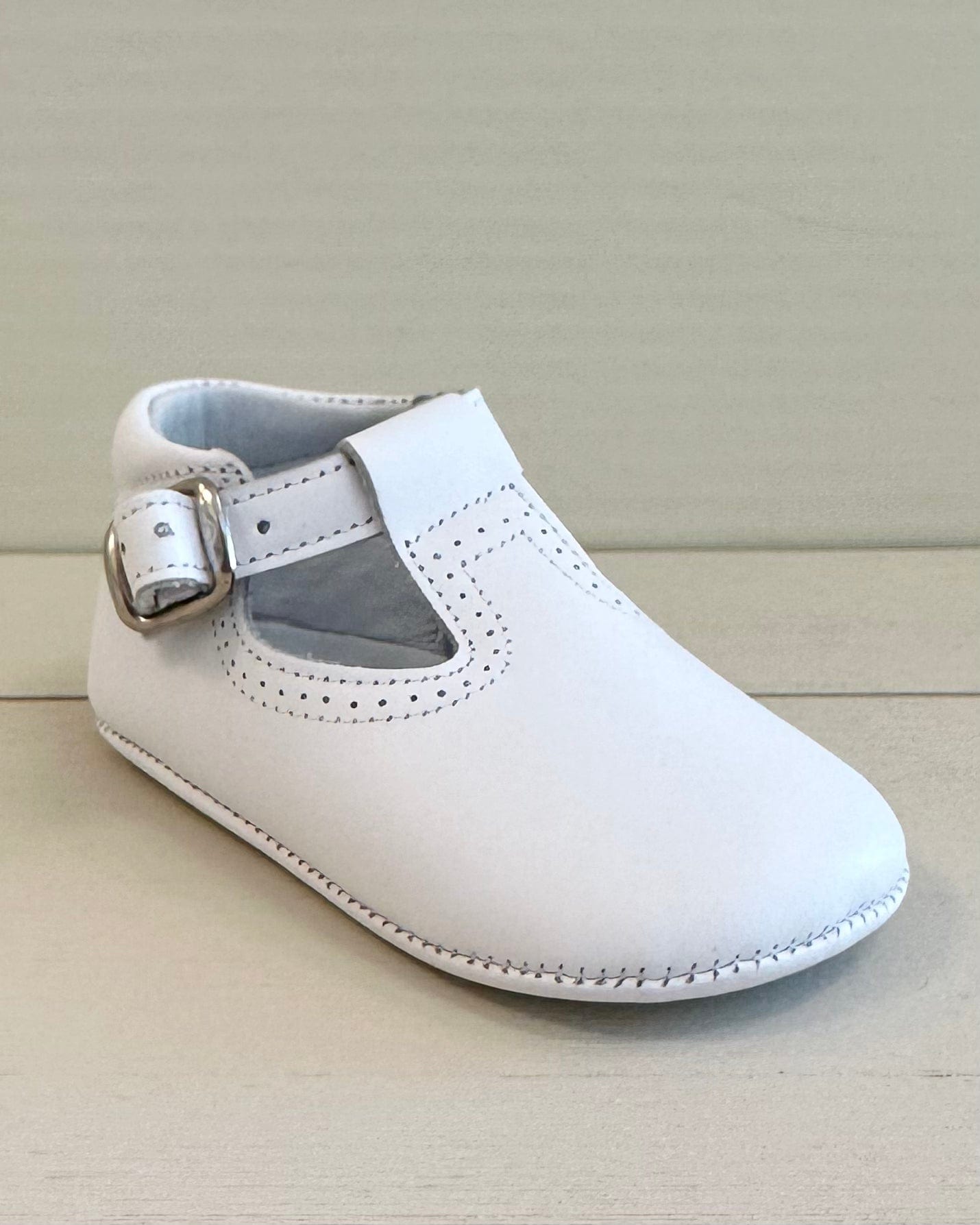 YoYo Boutique Shoes White Pre-Walker T-Bar Shoes